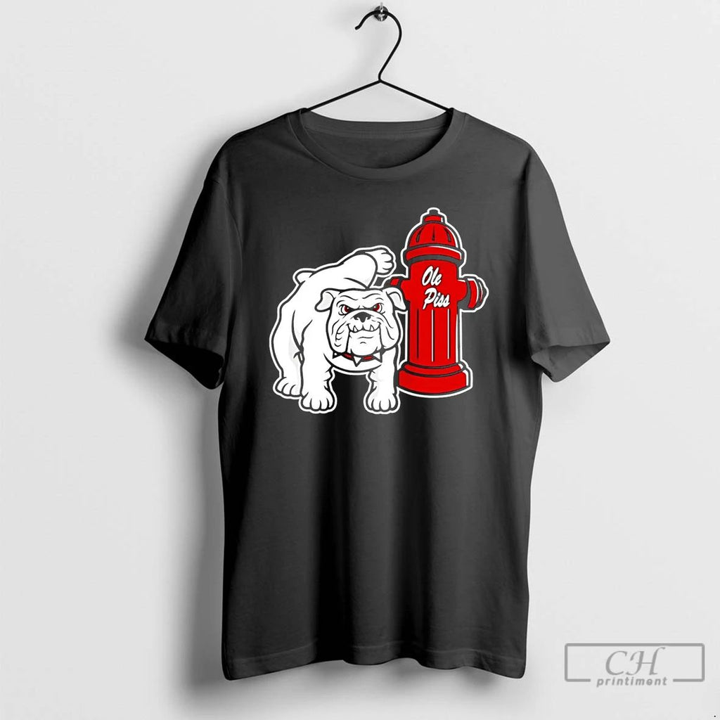 Classic Georgia Bulldogs Piss On Ole Miss Hydrant T Shirts Unisex T-shirt, Sweatshirt, Hoodie, Long Sleeve Tee - T-Shirt, Sweatshirt, Hoodie