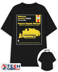 Killdozer Komatsu D355A Haynes Repair Manual Based on a complete teardown and rebuild shirt - T-Shirt, Sweatshirt, Hoodie