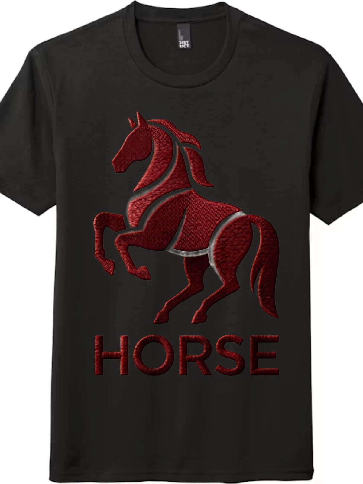 Unisex 3D Embroidered Rearing Horse Shirt-Western Equestrian Cowboy Graphic Tee Unisex T-shirt, Sweatshirt, Hoodie, Long Sleeve Tee - T-Shirt, Sweatshirt, Hoodie