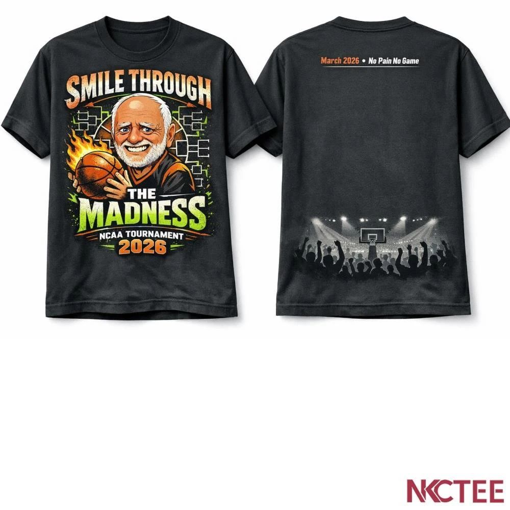 NKCtees 2026 NCAA Tournament basketball Hide the Pain Harold shirt Unisex T-shirt, Sweatshirt, Hoodie, Long Sleeve Tee - T-Shirt, Sweatshirt, Hoodie