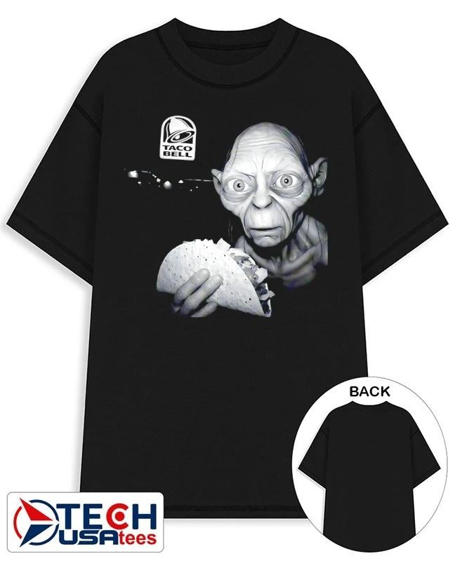 Gollum Taco Bell shirt Unisex T-shirt, Sweatshirt, Hoodie, Long Sleeve Tee - T-Shirt, Sweatshirt, Hoodie