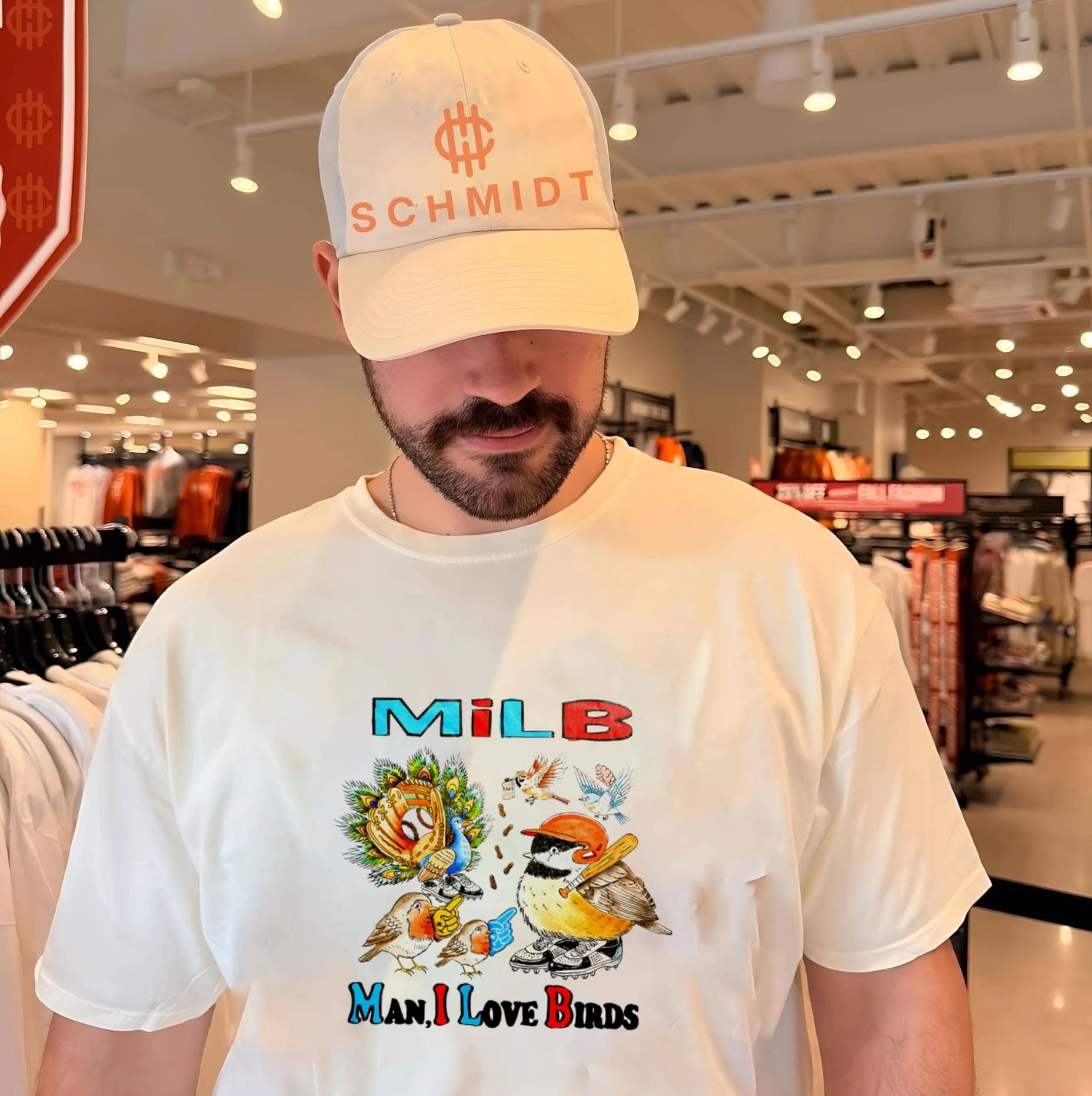 Milb man I love birds baseball bird watching shirt Unisex T-shirt, Sweatshirt, Hoodie, Long Sleeve Tee - T-Shirt, Sweatshirt, Hoodie