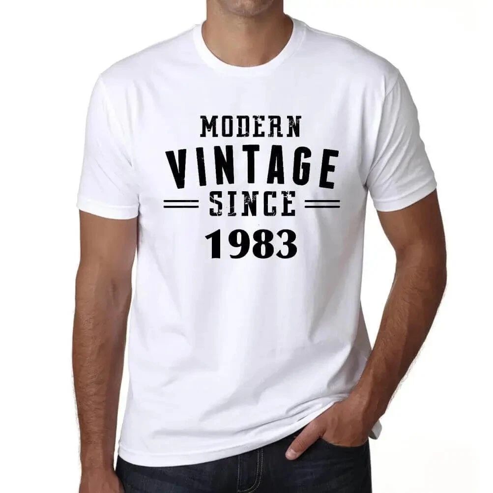 ULTRABASIC Men's T-Shirt Vintage Modern Since 1983 Modern Vintage Since Unisex T-shirt, Sweatshirt, Hoodie, Long Sleeve Tee - T-Shirt, Sweatshirt, Hoodie