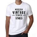 ULTRABASIC Men's T-Shirt Vintage Modern Since 1983 Modern Vintage Since Unisex T-shirt, Sweatshirt, Hoodie, Long Sleeve Tee - T-Shirt, Sweatshirt, Hoodie