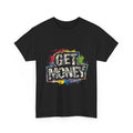 Get Money Graffiti T-Shirt | Money Street Art Shirt, Cool Gift, Cotton T-Shirt Unisex T-shirt, Sweatshirt, Hoodie, Long Sleeve Tee - T-Shirt, Sweatshirt, Hoodie