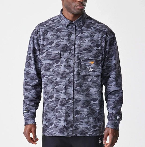 New Era Cap Men's McLaren F1 Formula 1 Team Midnight Camo Long Sleeve Shirt Unisex T-shirt, Sweatshirt, Hoodie, Long Sleeve Tee - T-Shirt, Sweatshirt, Hoodie