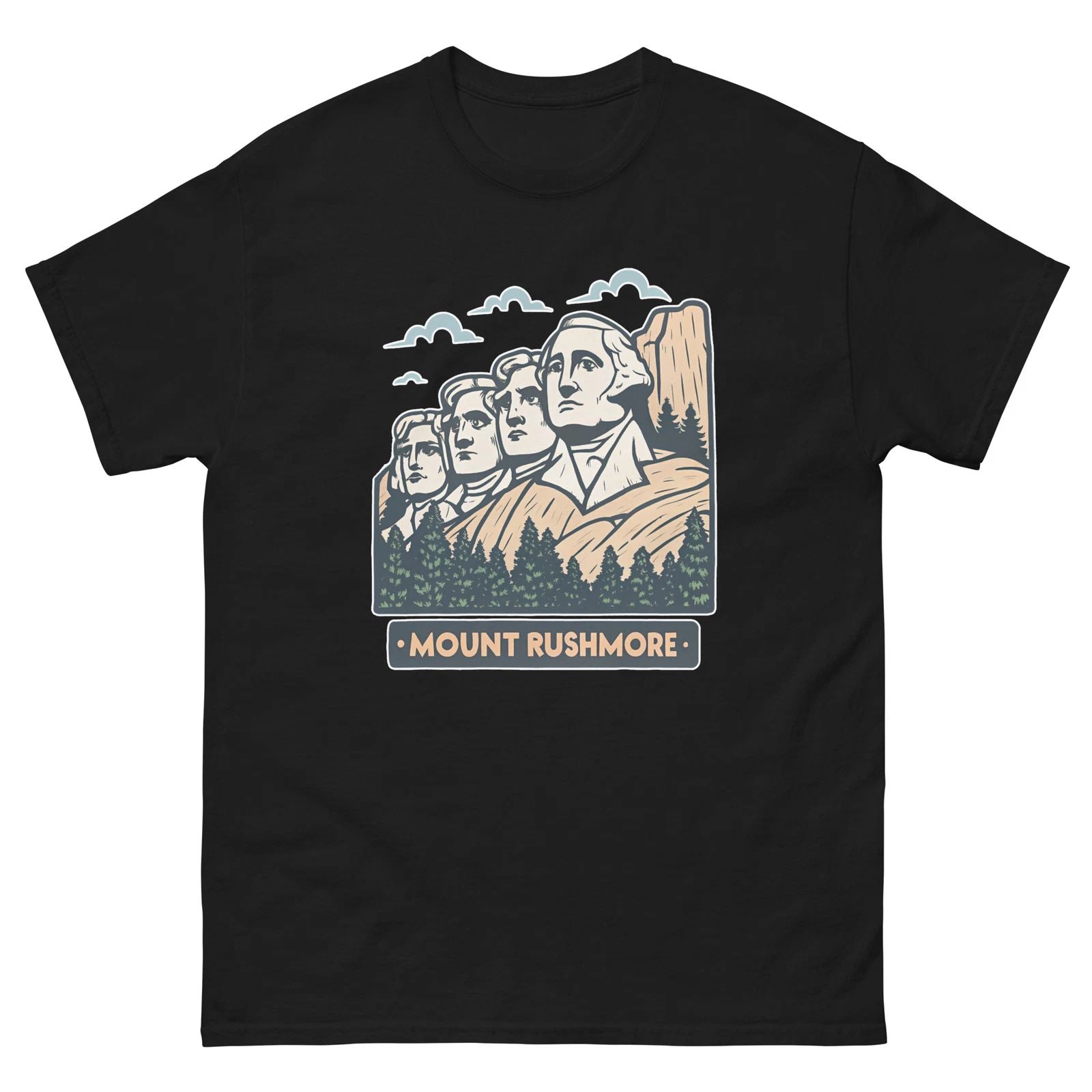 Mount Rushmore Attraction Landmark Travel T-Shirt Unisex T-shirt, Sweatshirt, Hoodie, Long Sleeve Tee - T-Shirt, Sweatshirt, Hoodie