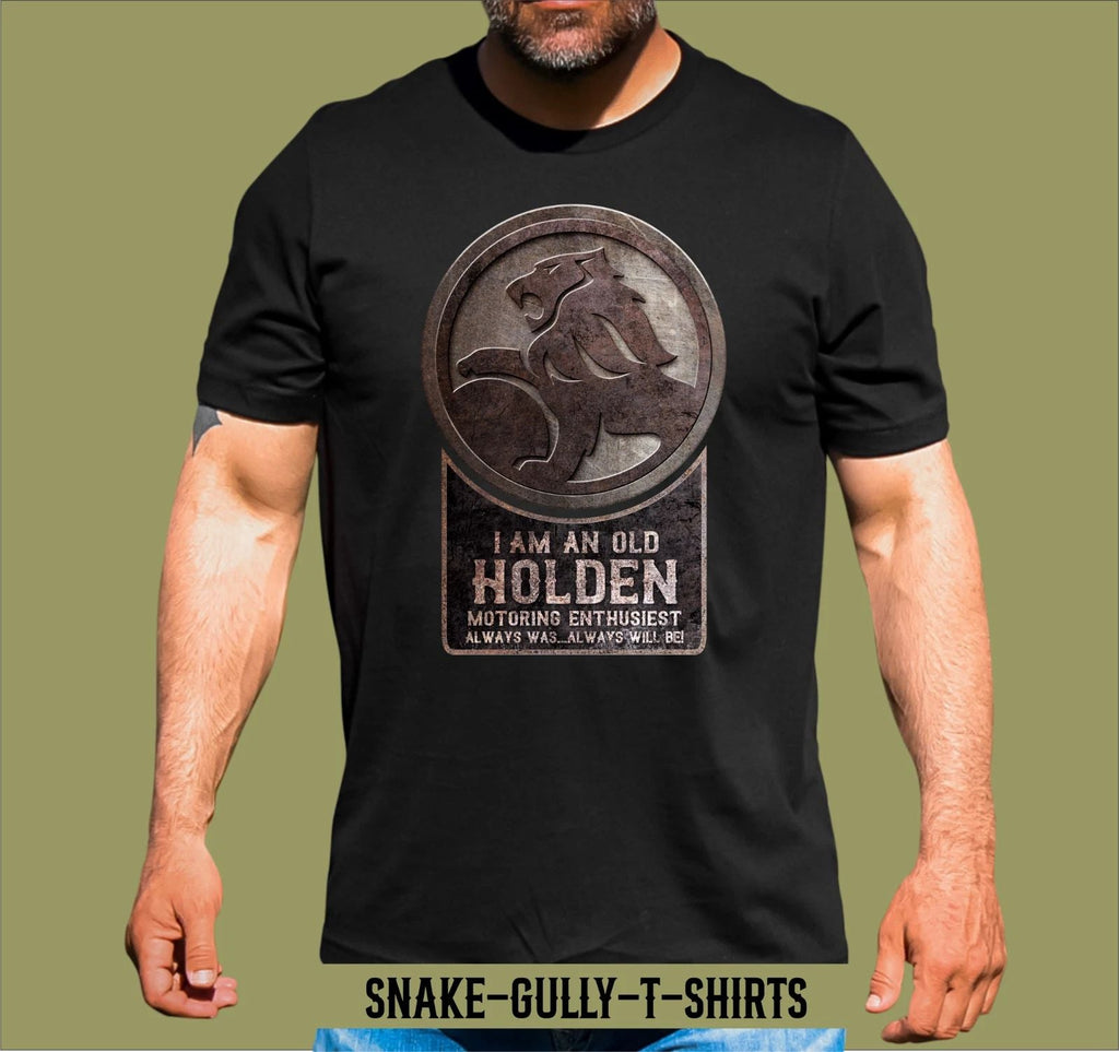 I AM AN OLD HOLDEN MOTORING ENTHUSIEST T-SHIRT Unisex T-shirt, Sweatshirt, Hoodie, Long Sleeve Tee - T-Shirt, Sweatshirt, Hoodie