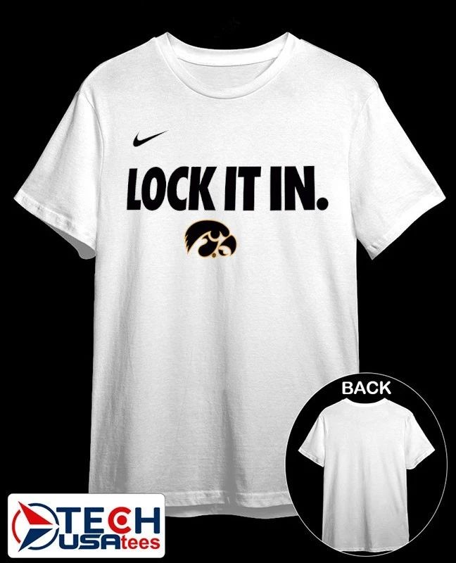 Lock it in Iowa Hawkeyes 2026 On-Court Bench shirt Unisex T-shirt, Sweatshirt, Hoodie, Long Sleeve Tee - T-Shirt, Sweatshirt, Hoodie