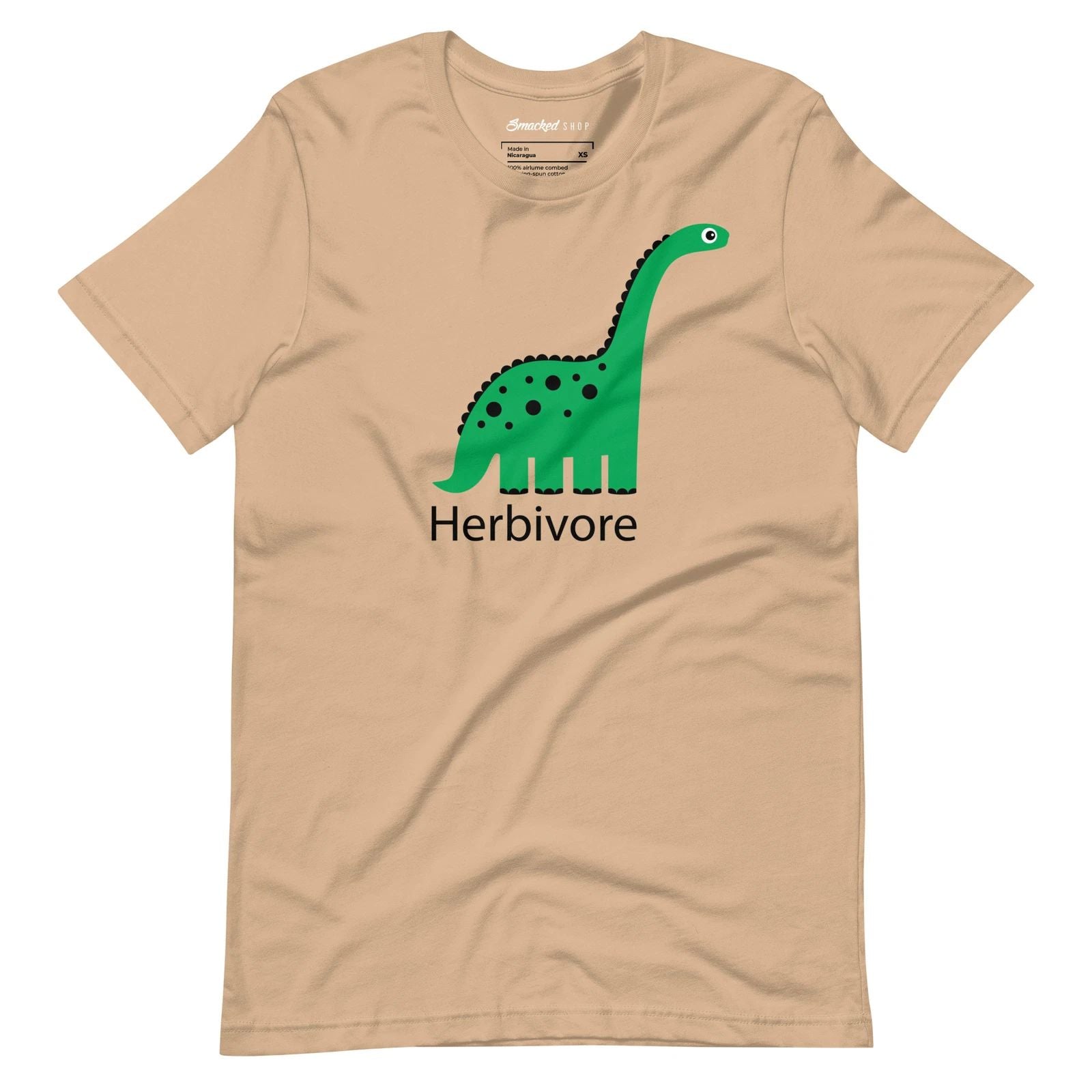 Herbivore - Funny Simple Dinosaur Plants Drawing Vintage Retro Graphic Tee Shirt Unisex T-shirt, Sweatshirt, Hoodie, Long Sleeve Tee - T-Shirt, Sweatshirt, Hoodie