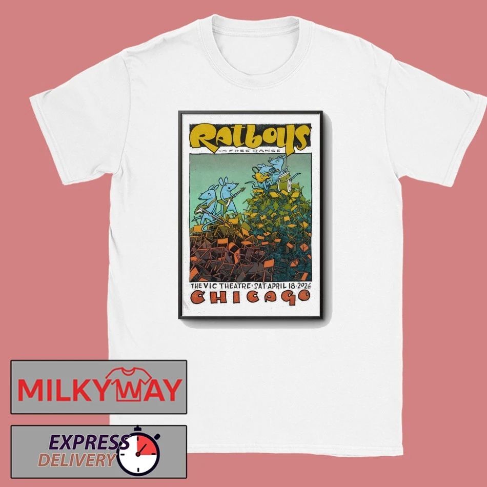 Ratboys 4 18 2026 Chicago IL Poster shirt Unisex T-shirt, Sweatshirt, Hoodie, Long Sleeve Tee - T-Shirt, Sweatshirt, Hoodie
