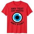 Custom Personalised T-Shirt Your Photo Your Text Design Any Font For Men Women Unisex T-shirt, Sweatshirt, Hoodie, Long Sleeve Tee - T-Shirt, Sweatshirt, Hoodie