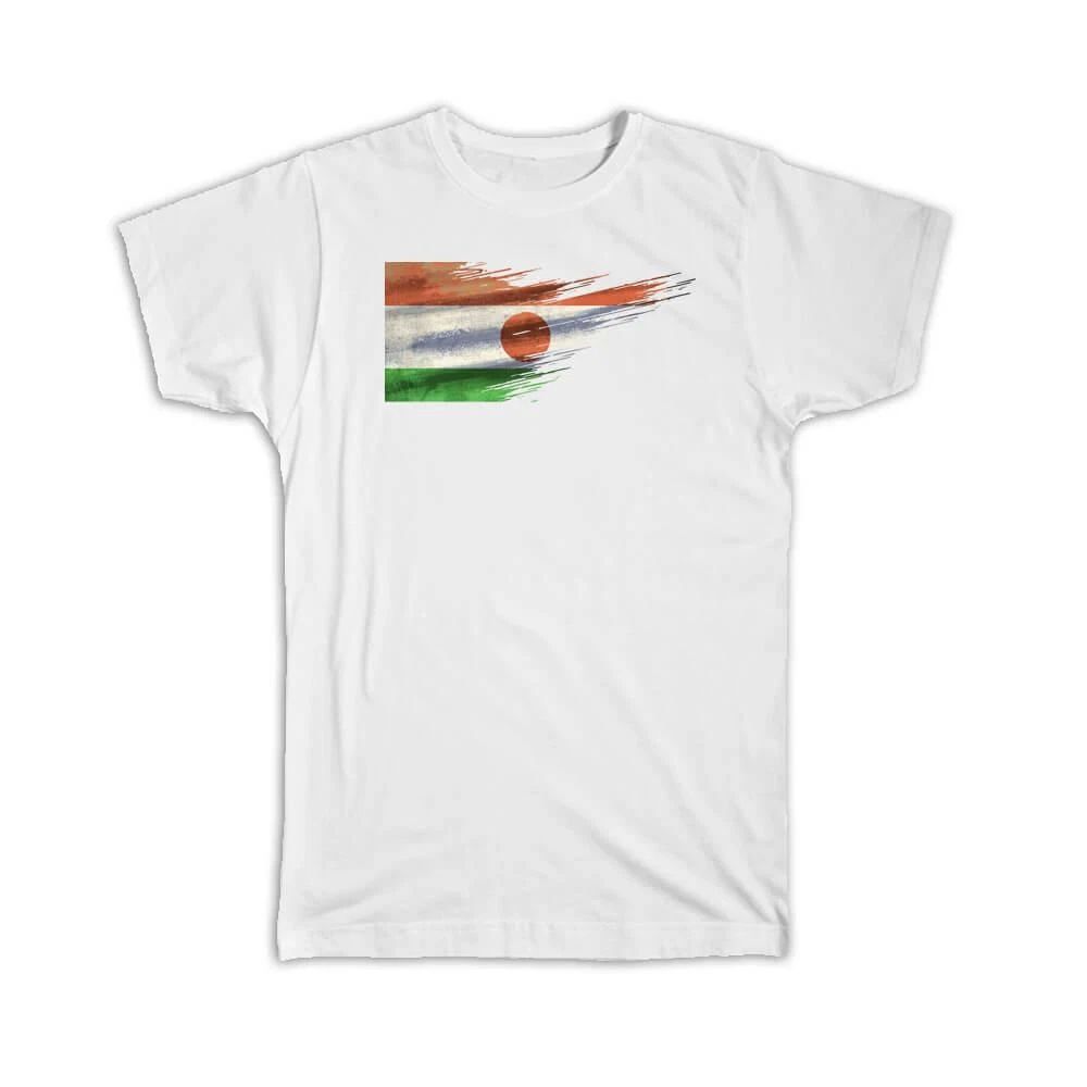 Gift T-Shirt : Niger Flag Nigers Travel Expat Country Artistic Unisex T-shirt, Sweatshirt, Hoodie, Long Sleeve Tee - T-Shirt, Sweatshirt, Hoodie