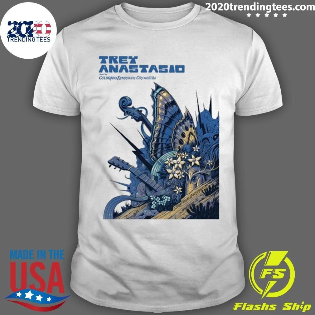 Trey Anastasio Red Rocks Amphitheatre June 07, 2026 Shirt Unisex T-shirt, Sweatshirt, Hoodie, Long Sleeve Tee - T-Shirt, Sweatshirt, Hoodie