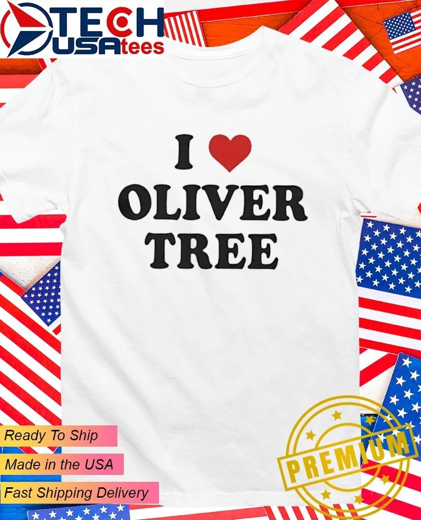 I love Oliver Tree 2026 shirt Unisex T-shirt, Sweatshirt, Hoodie, Long Sleeve Tee - T-Shirt, Sweatshirt, Hoodie