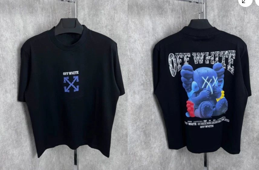 Off-White Men Black Graphic T-Shirt Casual Streetwear Cotton Tee Reprint S-5XL Unisex T-shirt, Sweatshirt, Hoodie, Long Sleeve Tee - T-Shirt, Sweatshirt, Hoodie