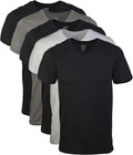 Gildan Men's V-Neck T-Shirts, Multipack, Style Undershirt Taped Neck & shoulder Unisex T-shirt, Sweatshirt, Hoodie, Long Sleeve Tee - T-Shirt, Sweatshirt, Hoodie