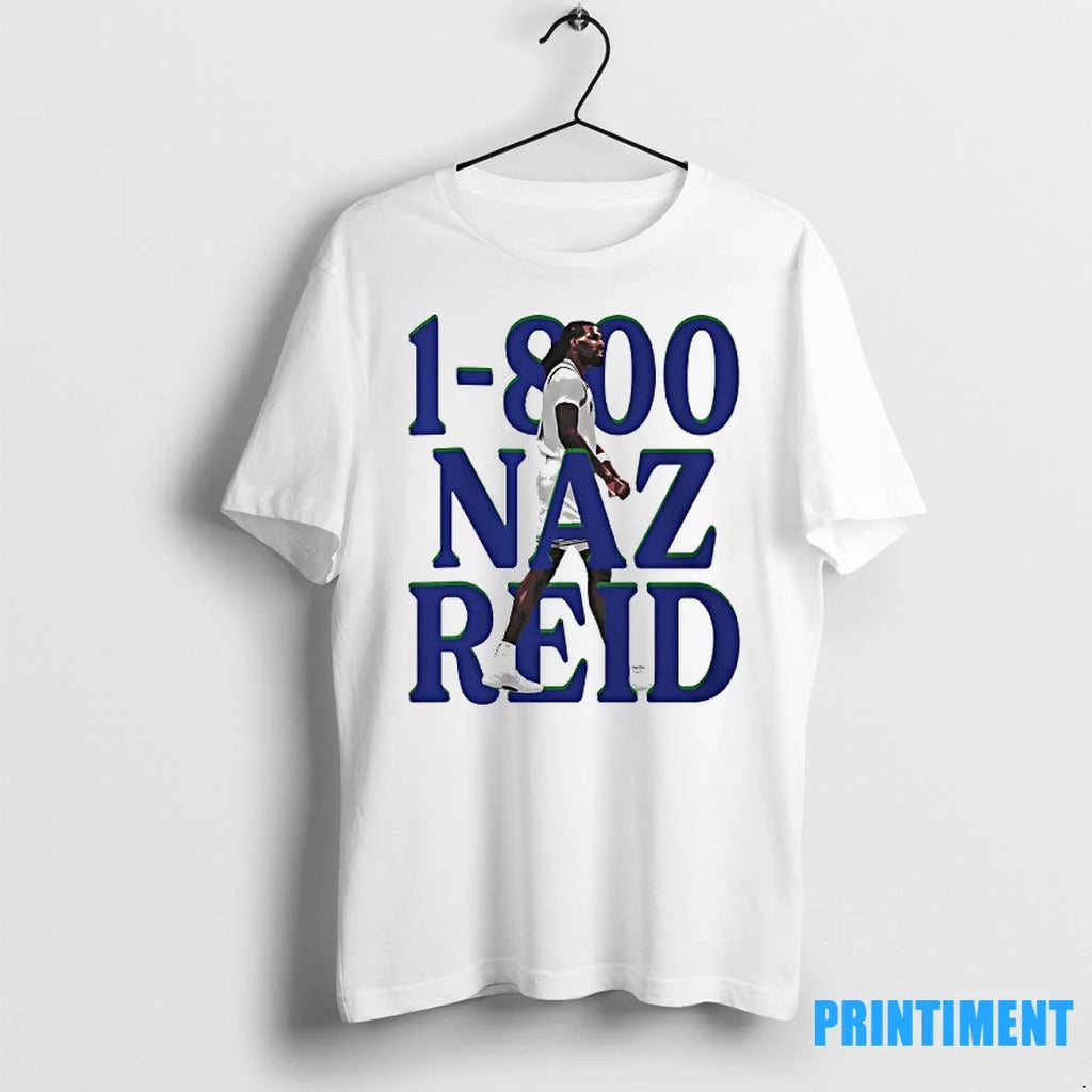 Naz Reid 1 800 Minnesota Timberwolves Tshirts Sweater Unisex T-shirt, Sweatshirt, Hoodie, Long Sleeve Tee - T-Shirt, Sweatshirt, Hoodie