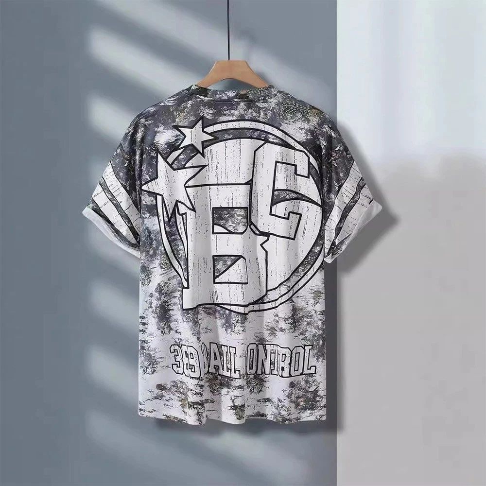 Loose Fit Mens Printed T Shirt Vintage Style for Daily Street Casual Wear Unisex T-shirt, Sweatshirt, Hoodie, Long Sleeve Tee - T-Shirt, Sweatshirt, Hoodie