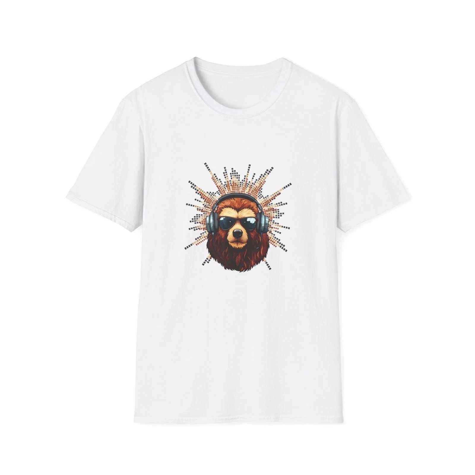 Sunglass Bear Head T-Shirt | Retro animal Graphic Tee | Personalized gift Unisex T-shirt, Sweatshirt, Hoodie, Long Sleeve Tee - T-Shirt, Sweatshirt, Hoodie