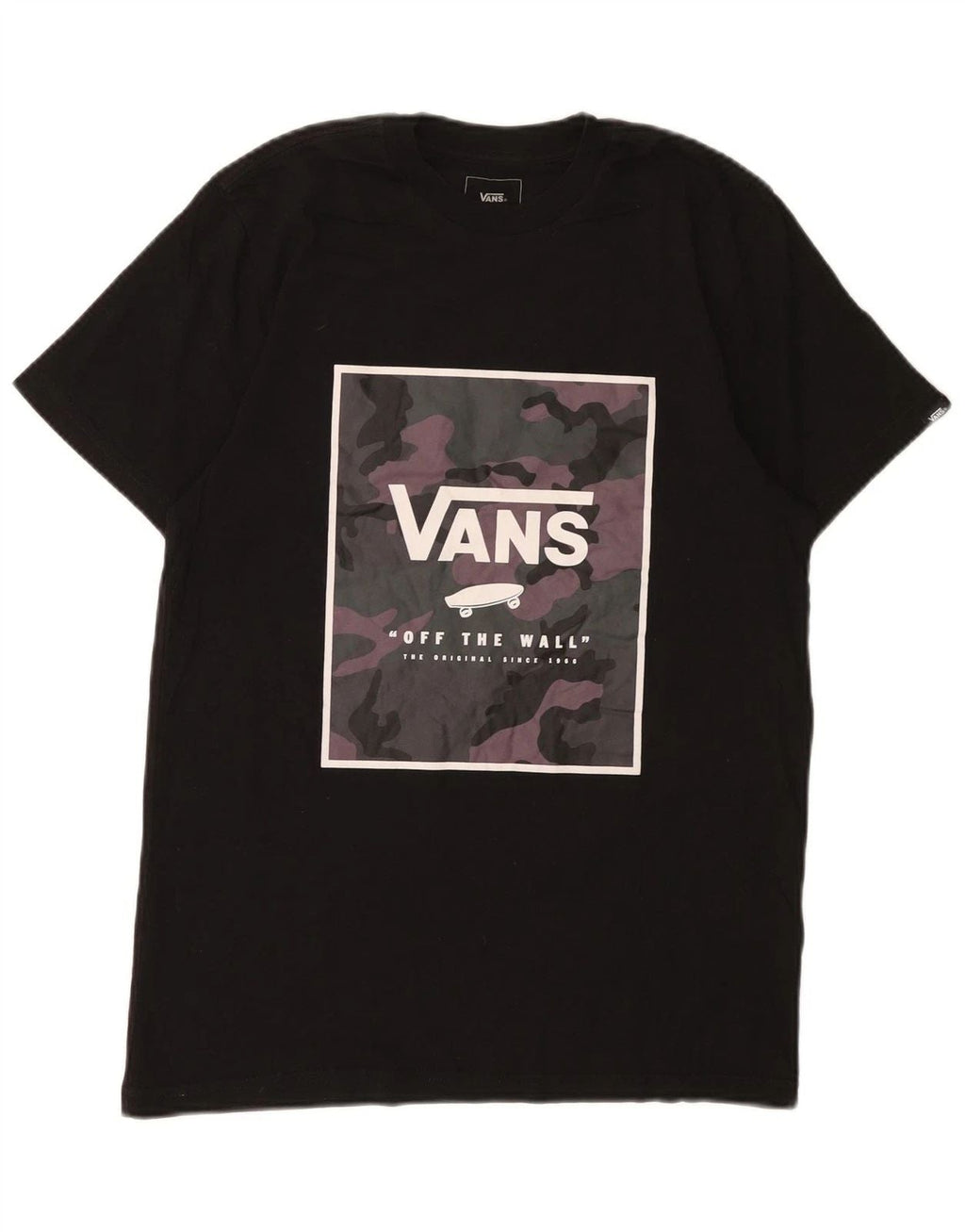 Vans Mens Custom Fit Graphic T-Shirt Top Medium Black Cotton AK02 Unisex T-shirt, Sweatshirt, Hoodie, Long Sleeve Tee - T-Shirt, Sweatshirt, Hoodie