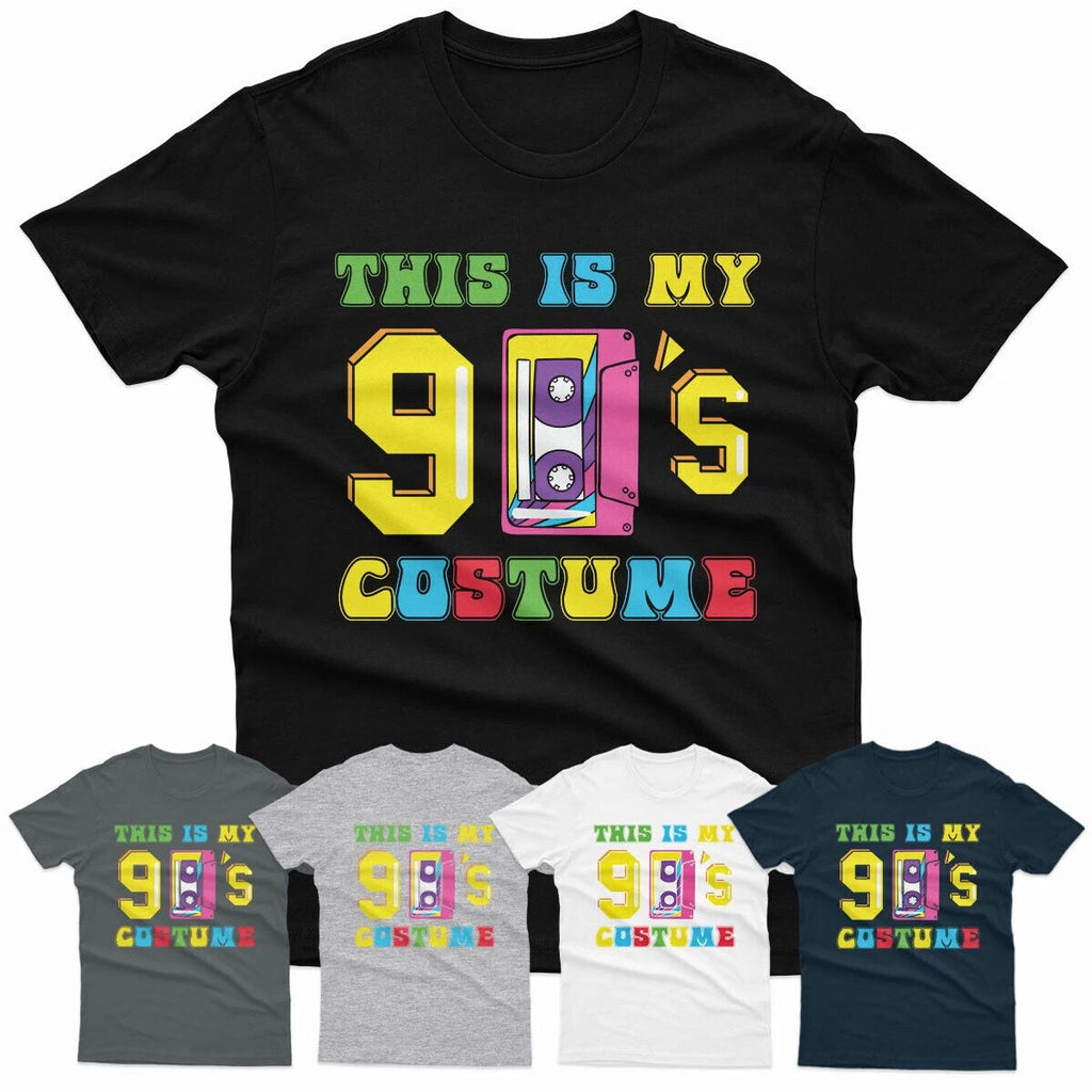 This Is my 90s Costume Vintage Retro Nostalgia Party Unisex T Shirt #P1#Or#A Unisex T-shirt, Sweatshirt, Hoodie, Long Sleeve Tee - T-Shirt, Sweatshirt, Hoodie