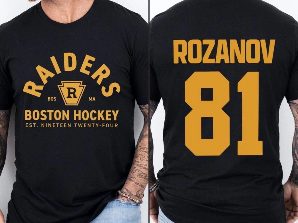 HOT! Ilya Rozanov #81-Boston Raiders Tee, Heated Rivalry Inspired Unisex T-Shirt Unisex T-shirt, Sweatshirt, Hoodie, Long Sleeve Tee - T-Shirt, Sweatshirt, Hoodie