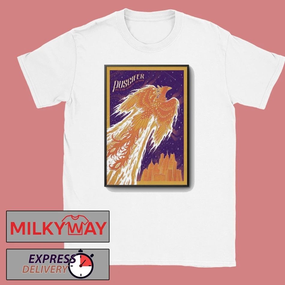 Puscifer Apr 18 2026 Fox Theatre Detroit Show Poster shirt Unisex T-shirt, Sweatshirt, Hoodie, Long Sleeve Tee - T-Shirt, Sweatshirt, Hoodie