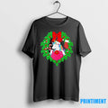 Wreath Unicorn Heart Candy Cane Christmas Tshirts Sweater Unisex T-shirt, Sweatshirt, Hoodie, Long Sleeve Tee - T-Shirt, Sweatshirt, Hoodie