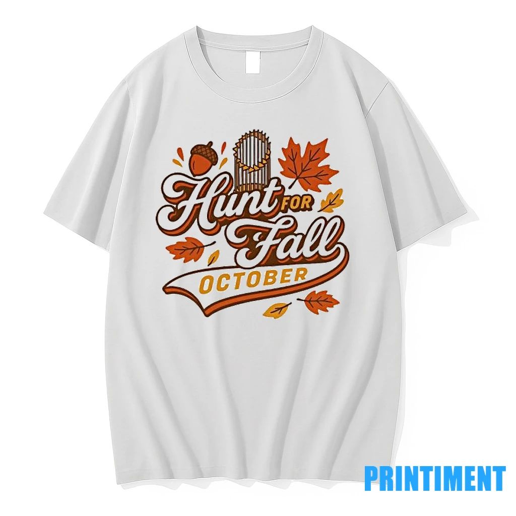 Mlb Hunt For Fall October 2025 Tshirts Sweater Unisex T-shirt, Sweatshirt, Hoodie, Long Sleeve Tee - T-Shirt, Sweatshirt, Hoodie