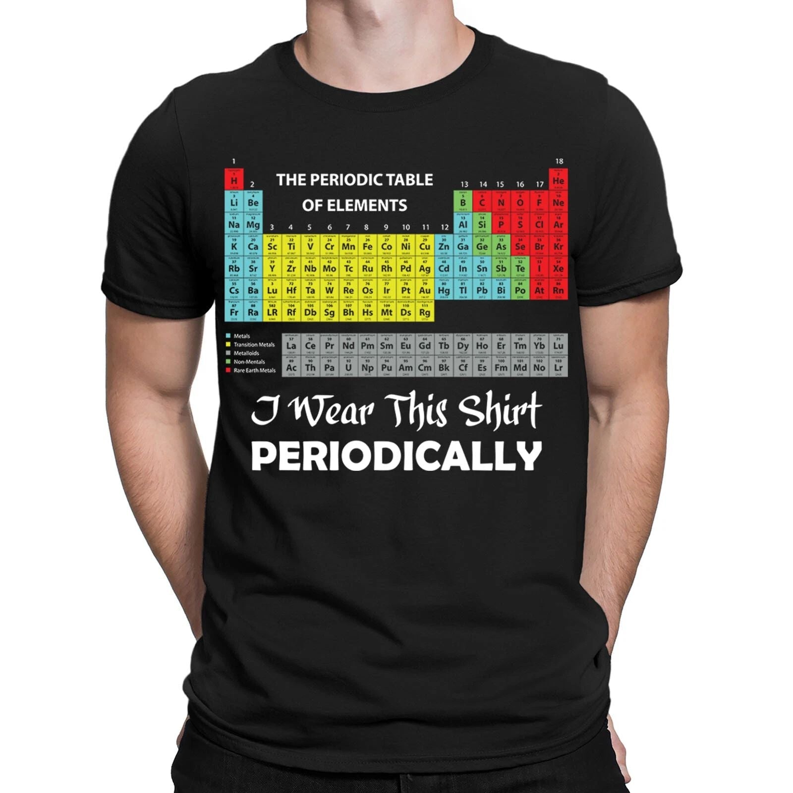 I Wear This Shirt Periodically Funny Science Chemistry Gift Mens T-Shirts #VED Unisex T-shirt, Sweatshirt, Hoodie, Long Sleeve Tee - T-Shirt, Sweatshirt, Hoodie