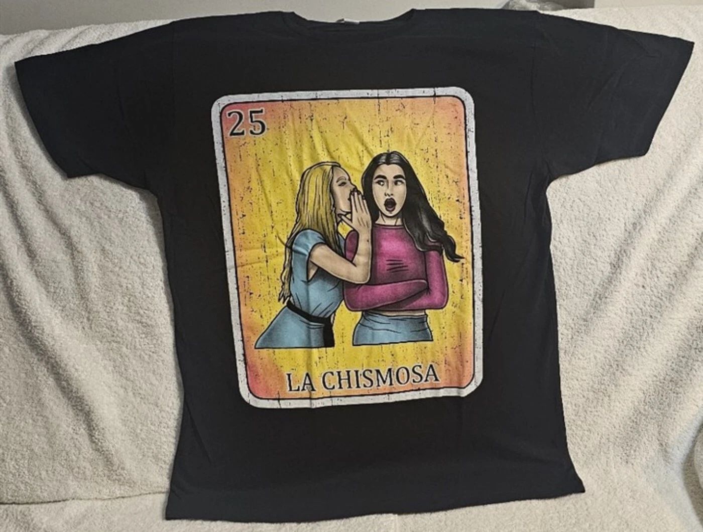 LADY LADIES LA CHISMOSA GOSSIP MEXICO MEXICAN BINGO LOTERIA T-SHIRT Unisex T-shirt, Sweatshirt, Hoodie, Long Sleeve Tee - T-Shirt, Sweatshirt, Hoodie