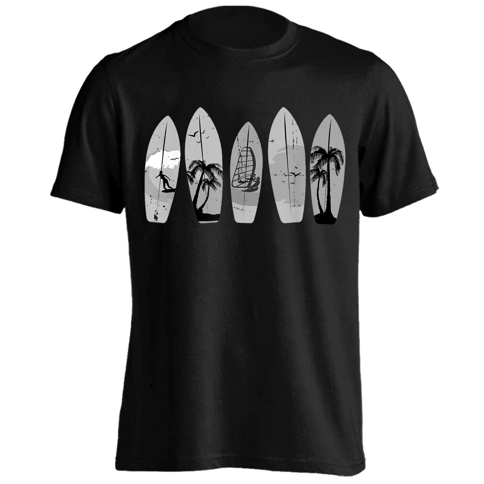 Surfing Surfboard Vintage Classic Retro Surfboarder Surfer T-Shirt Unisex T-shirt, Sweatshirt, Hoodie, Long Sleeve Tee - T-Shirt, Sweatshirt, Hoodie