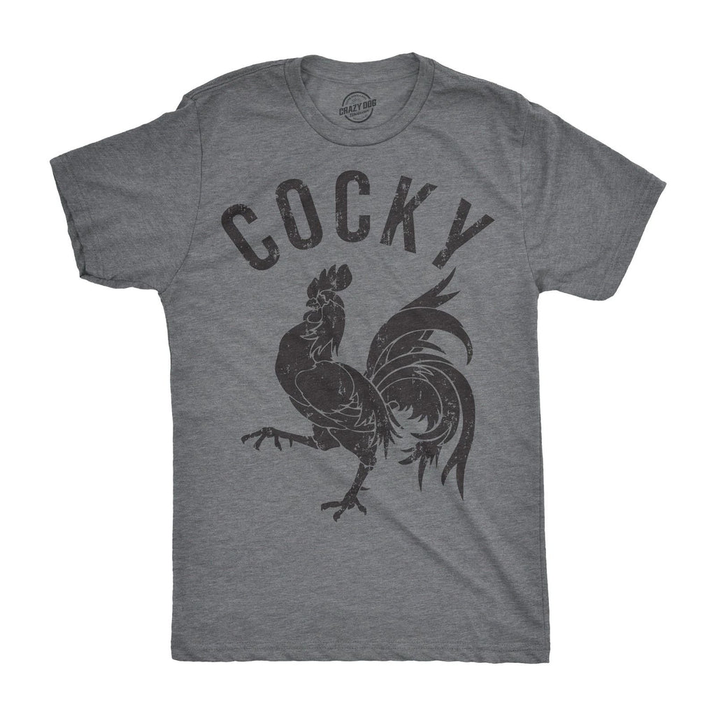 Mens Cocky T shirt Funny Sarcastic Rude Tee Hilarious Adult Humor Dad Joke Unisex T-shirt, Sweatshirt, Hoodie, Long Sleeve Tee - T-Shirt, Sweatshirt, Hoodie