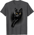 Black Cat Yellow Eyes T-Shirt Cats Tee Shirt Gifts T-Shirt Unisex T-shirt, Sweatshirt, Hoodie, Long Sleeve Tee - T-Shirt, Sweatshirt, Hoodie
