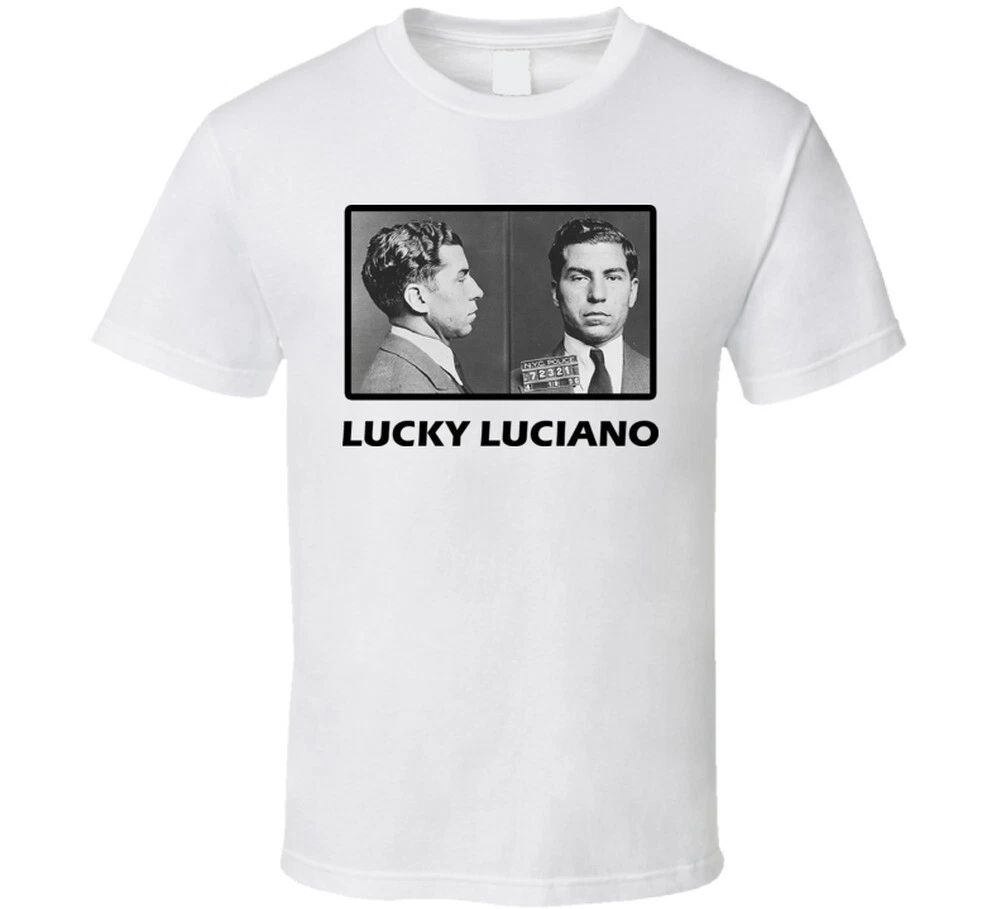 Lucky Luciano T Shirt Unisex T-shirt, Sweatshirt, Hoodie, Long Sleeve Tee - T-Shirt, Sweatshirt, Hoodie