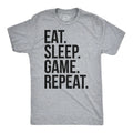 Mens Eat Sleep Game Repeat Funny Shirts Nerdy Gamer Tees Vintage Novelty T shirt Unisex T-shirt, Sweatshirt, Hoodie, Long Sleeve Tee - T-Shirt, Sweatshirt, Hoodie