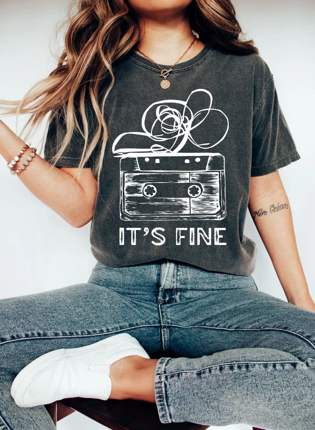 Retro Cassette Tape TShirt, 100% Cotton Its Fine Graphic Tee, 90s Music Shirt, Unisex T-shirt, Sweatshirt, Hoodie, Long Sleeve Tee - T-Shirt, Sweatshirt, Hoodie