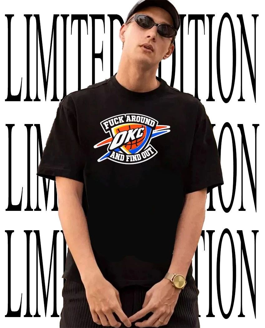 Oklahoma City Thunder FAFO logo shirt Unisex T-shirt, Sweatshirt, Hoodie, Long Sleeve Tee - T-Shirt, Sweatshirt, Hoodie