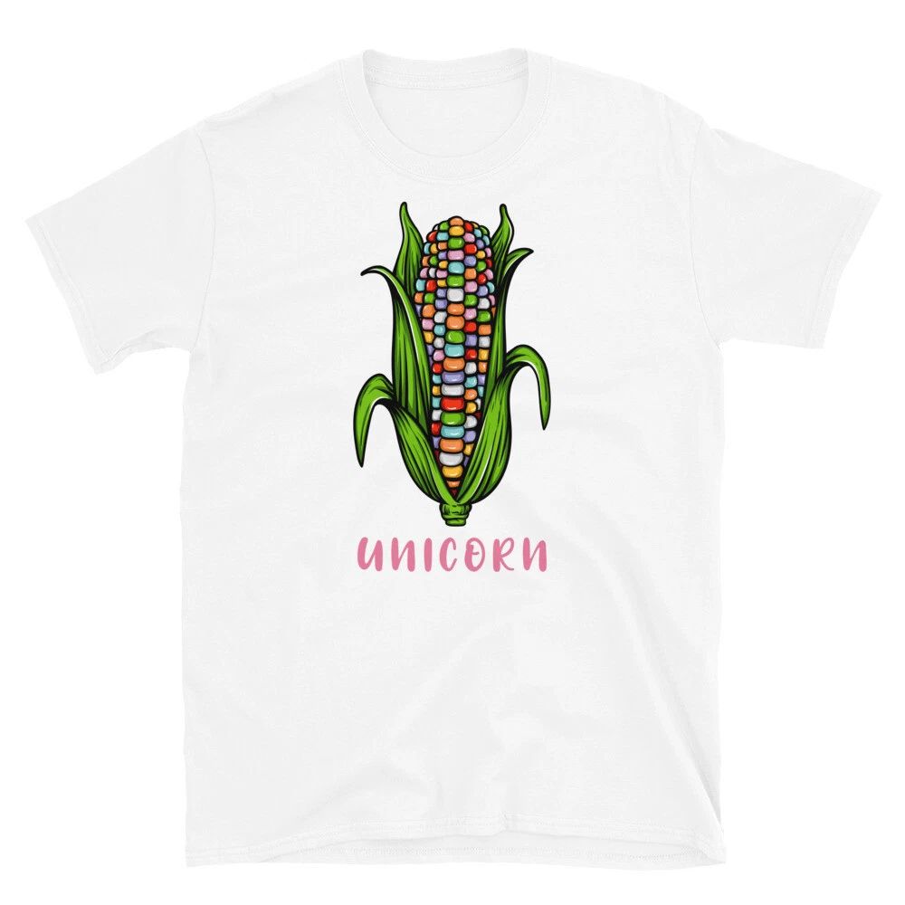 Unicorn Fantasy Rainbow Corn on the Cob Legendary Short-Sleeve Unisex T-Shirt Unisex T-shirt, Sweatshirt, Hoodie, Long Sleeve Tee - T-Shirt, Sweatshirt, Hoodie