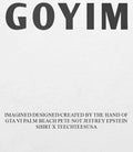 GOYIM 2026 shirt Unisex T-shirt, Sweatshirt, Hoodie, Long Sleeve Tee - T-Shirt, Sweatshirt, Hoodie