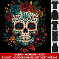Sugar Skull DOTD Day of the Dead Mens Womens Kids Unisex Unisex T-shirt, Sweatshirt, Hoodie, Long Sleeve Tee - T-Shirt, Sweatshirt, Hoodie