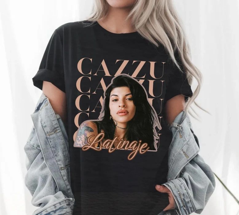 Cazzu Unisex T-Shirt, Latinaje Music Fan Tee, Tour 2026 Apparel Unisex T-shirt, Sweatshirt, Hoodie, Long Sleeve Tee - T-Shirt, Sweatshirt, Hoodie