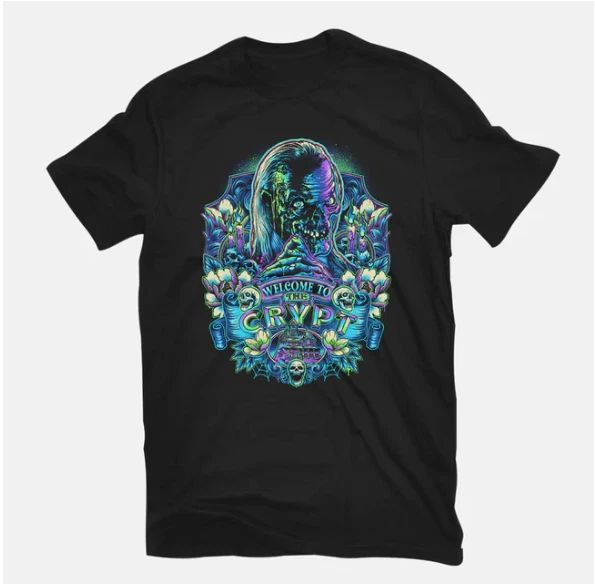 TeeFury T - Shirt, Welcome To The Crypt for Mens Unisex T-shirt, Sweatshirt, Hoodie, Long Sleeve Tee - T-Shirt, Sweatshirt, Hoodie