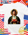 Luigi Mangione The Patron Saint Of Health Care Justice shirt Unisex T-shirt, Sweatshirt, Hoodie, Long Sleeve Tee - T-Shirt, Sweatshirt, Hoodie