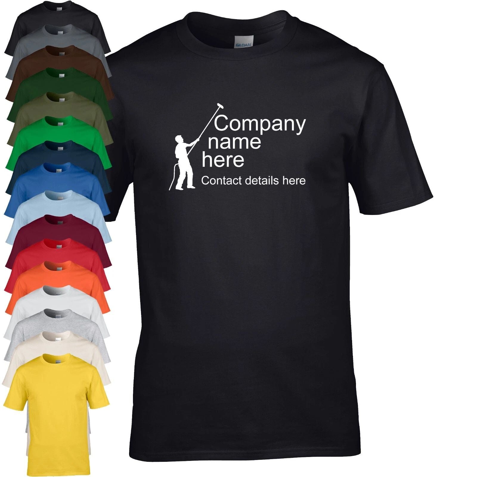Window cleaning t-shirt personalised custom pole system company tee Unisex T-shirt, Sweatshirt, Hoodie, Long Sleeve Tee - T-Shirt, Sweatshirt, Hoodie