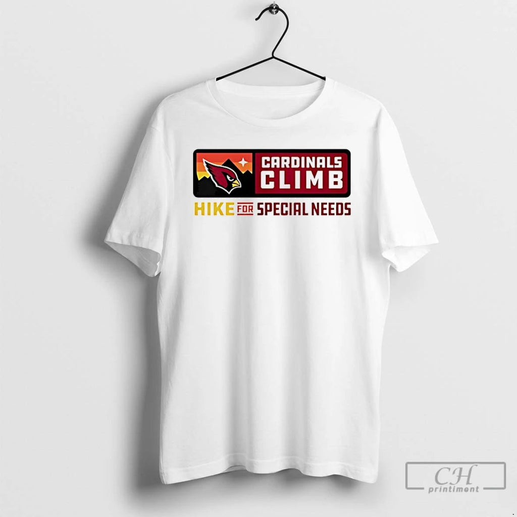 Classic Cardinals Climb Hike For Special Needs T Shirts Unisex T-shirt, Sweatshirt, Hoodie, Long Sleeve Tee - T-Shirt, Sweatshirt, Hoodie