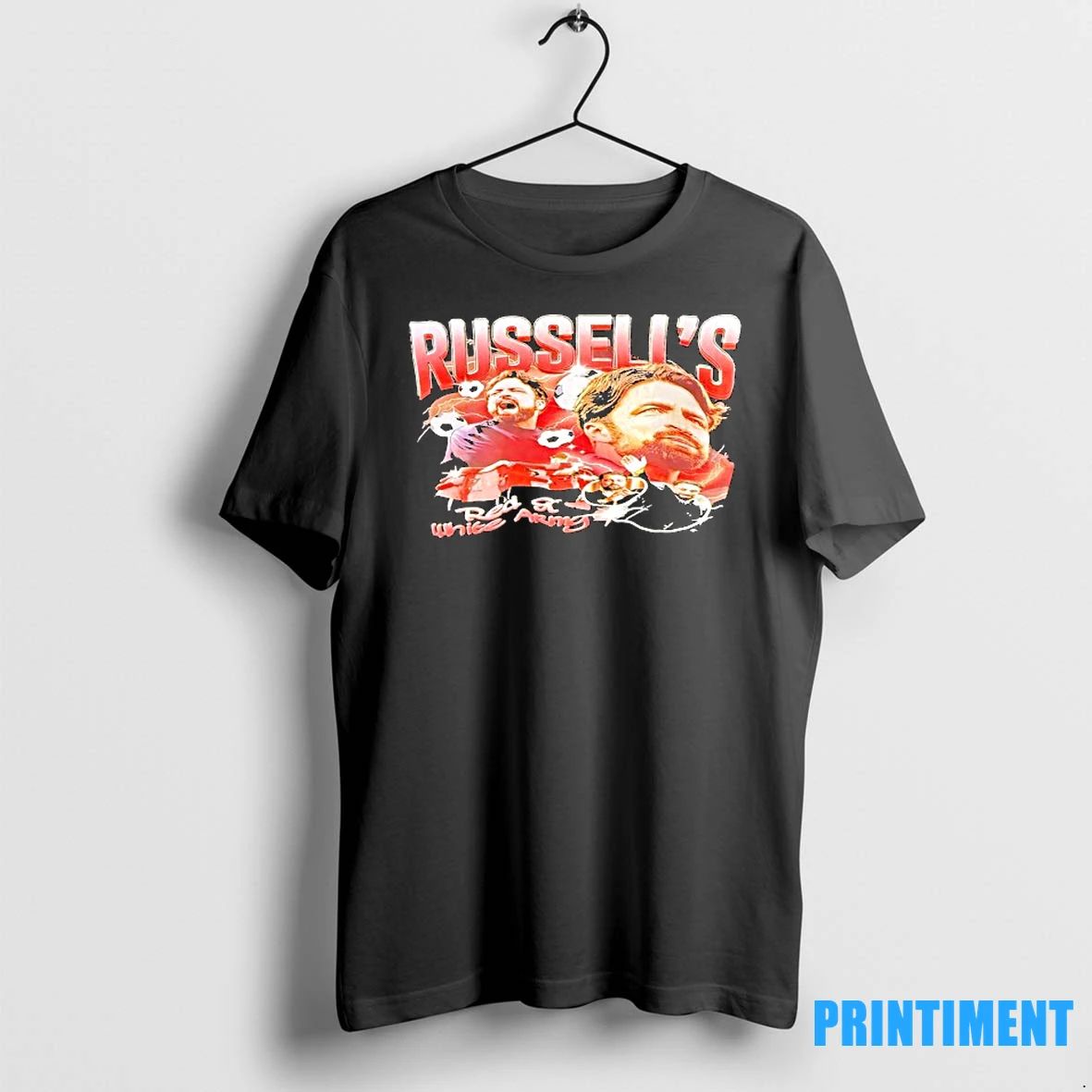 Russells Red And White Army Wrexham Afc Tshirts Sweater Unisex T-shirt, Sweatshirt, Hoodie, Long Sleeve Tee - T-Shirt, Sweatshirt, Hoodie