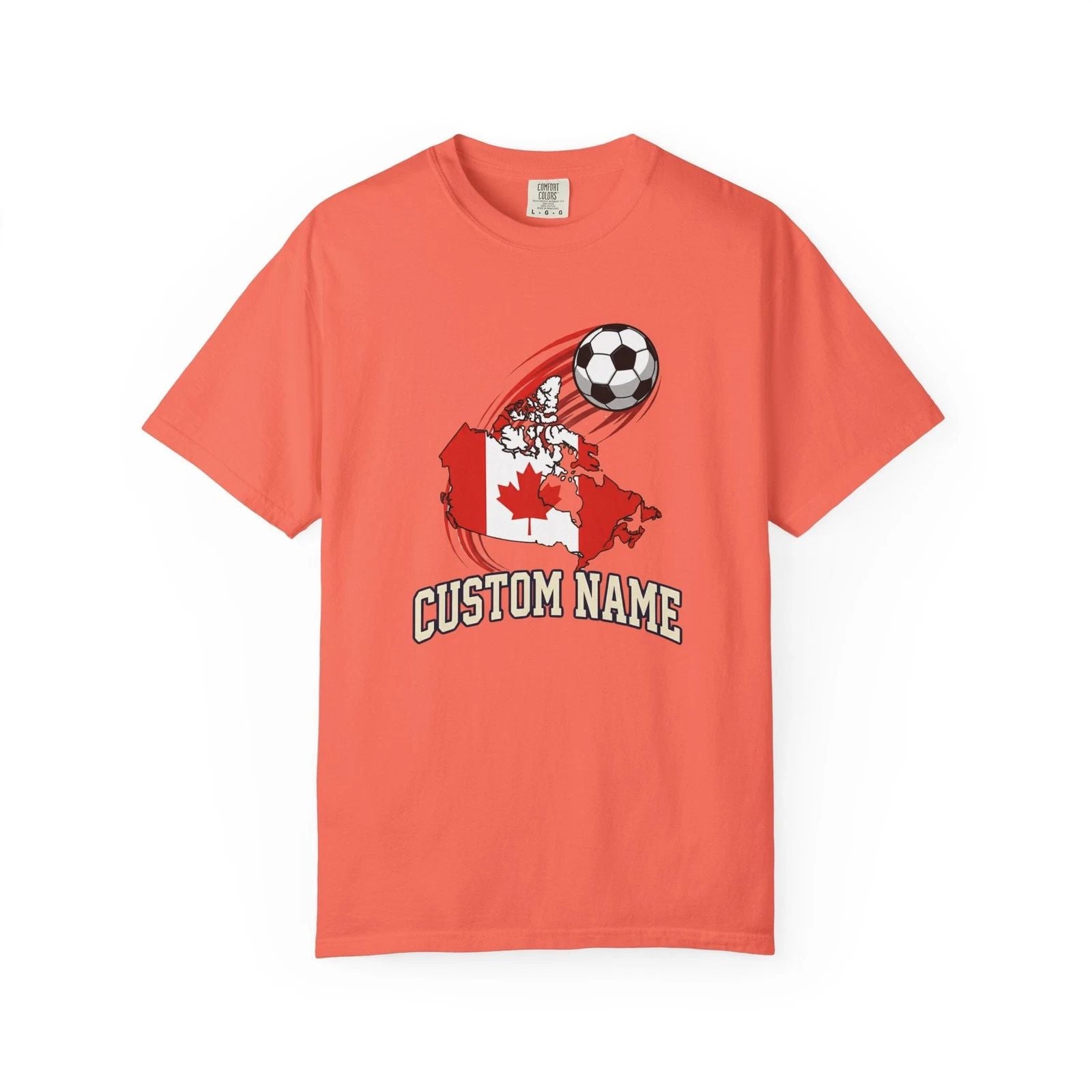 Custom Canada Map Soccer Shirt | Personalized Name Football Fan Tee | Maple Unisex T-shirt, Sweatshirt, Hoodie, Long Sleeve Tee - T-Shirt, Sweatshirt, Hoodie
