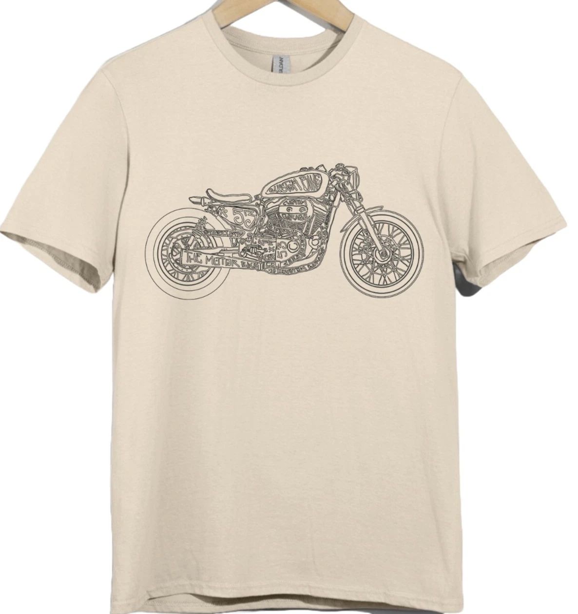 Motorcycle T Shirt Cafe Racer Biker Vintage Custom Motorbike Graphic Tee Unisex T-shirt, Sweatshirt, Hoodie, Long Sleeve Tee - T-Shirt, Sweatshirt, Hoodie